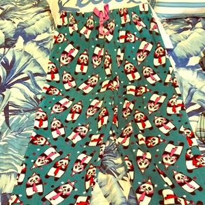 COMFY PANDA LONG PAJAMA PANTS GIRLS XL16